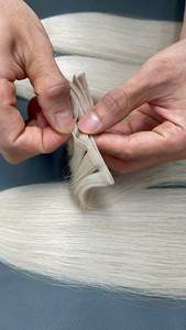 สินค้ามาใหม่ ผลิตภัณฑ์ต่อผมพรีเมียม Genius Weft สีสันทันสมัย ผมแท้เวียดนาม 100% - Product Image 3