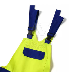 ชุดเอี๊ยมทำงานที่เชื่อถือได้ เสริมความแข็งแรงบริเวณเข่า มีกระเป๋าหลายช่อง ชุดเอี๊ยมทำงานทันสมัยเพื่อความปลอดภัย - Product Image 3