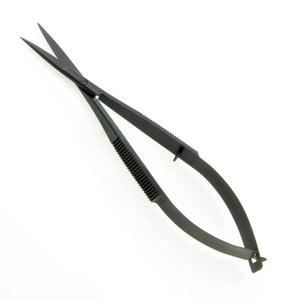 Pince à épiler professionnelle en acier inoxydable à pointe incurvée, ciseaux pour droitiers, kit d'outils de beauté, argent, arc-en-ciel, noir - Product Image 6