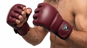ถุงมือ MMA Dumela International EVO สีแดงเลือดหมู หนังวัวแท้ ระบายอากาศได้ดี ทนทาน ใช้ได้ทุกฤดู รุ่น DI-MMG-23 - Product Image 3