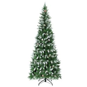 Albero di Natale Artificiale di Lusso di Alta Qualità, 2,3 Metri, con Pigne, per Decorazioni Esterne e Interne, Esposizione Tutto l'Anno - Product Image 3