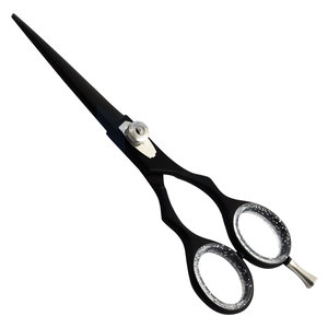 Professional Hair Scissors Stainless Steel Sharp <b>Blade</b> Long Handle Right Handed For <b>Barber</b> Use Low MOQ Training Use <b>Barber</b> Curvd - Product Image 3
