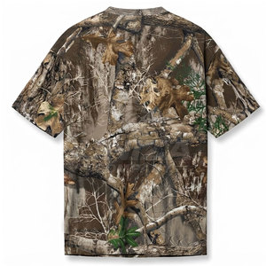 T-shirt d'été personnalisable et respirant pour homme, à manches courtes, idéal pour la chasse, la pêche, la randonnée et le camping - Product Image 2