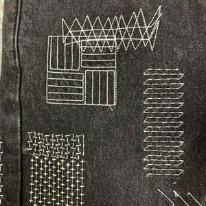 Pantalones Cortos de Mezclilla para Hombre, Verano, Diseño Lindo, Bordado Personalizado, 100% Algodón, Secado Rápido, Elásticos, Cintura Media, Color Oscuro, Venta al Por Mayor, Pakistán - Product Image 3