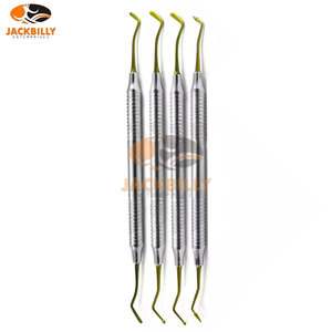 Lot de 4 instruments chirurgicaux en acier de qualité supérieure, revêtement or-titane, certifiés CE Classe II, pour la vente en gros - Product Image 6