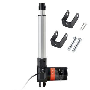 Attuatore Lineare 12V 8 Pollici per Carichi Pesanti 1320 libbre/6000N 0,19 pollici/s con Staffa di Montaggio e Cilindri - Product Image 1