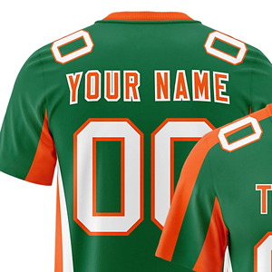 ชุดเสื้อฟุตบอลอเมริกันแบบสั่งทำพิเศษลดราคาพิเศษ ระบายอากาศได้ดี แขนสั้น ปี 2026 ขายส่ง OEM สีตามสั่ง - Product Image 3