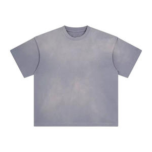 เสื้อยืดแขนสั้นสีเทาสำหรับผู้ชาย คอกลม ทรงปกติ สวมใส่สบายทุกวัน - Product Image 1