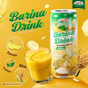 Bebida Láctea Prebiótica con Jugo de Plátano NAWON, Smoothie de Frutas, Bebida Prebiótica de Arroz NAWON Vietnam, Muestra Gratuita de Alimentos y Bebidas - Product Image 2