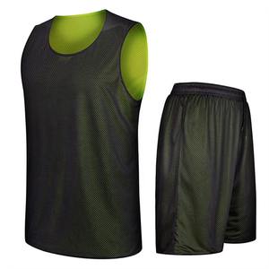 Ensemble maillot et short de basket-ball en maille pour hommes, gilet respirant sans manches avec taille élastique, coupe régulière, vêtements de sport toutes saisons - Product Image 1