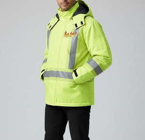 Wholesale Reflective Safety <b>Jacket</b> Waterproof High Visibility Workwear <b>Jacket</b> For Construction <b>Workers</b> - Product Image 2