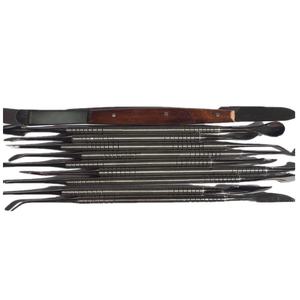 Dental Wax Carving Tools <b>Clay</b> Spatula Tool <b>Set</b> of 10 Pieces Sculpt Pottery Kit Surgical Dentist Wax Graver by Blush surgical - Product Image 6