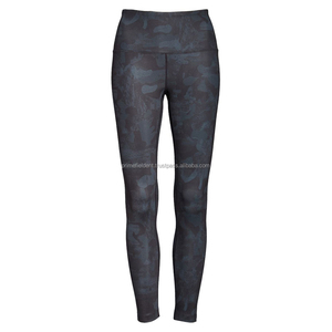 Leggings de yoga taille haute Primefield les plus vendus, imprimé camouflage, sans couture, en spandex et polyester - Product Image 6