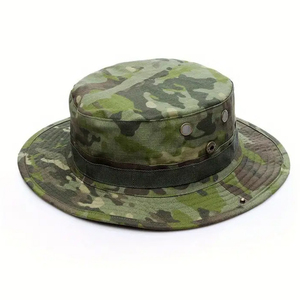 Sombrero de Pesca y Senderismo con Estampado de Camuflaje Personalizado, Ala Ancha, Protección Solar UPF50+, Transpirable - Product Image 4