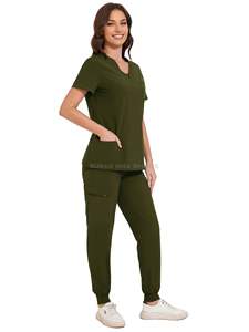 Ensemble d'uniformes médicaux pour hommes, vêtements de travail extensibles pour infirmières - Product Image 3