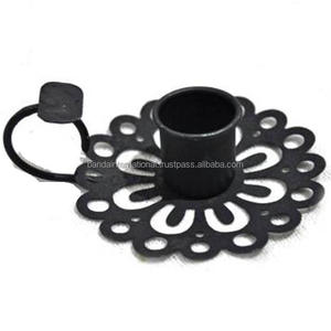 Iron <b>Votive</b> <b>Candle</b> <b>Holder</b> With Handle Black Powder Coating Finished For Lighting Home Decoration And Other <b>Candle</b> <b>Holders</b> Jars - Product Image 5