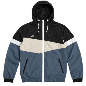 Chaquetas de Hombre Estilo Casual Y2K, Chaqueta Cortavientos de Calidad Personalizada, Cierre Frontal con Cremallera, Bloques de Color, Ribetes Elásticos, 100% Nailon - Product Image 3