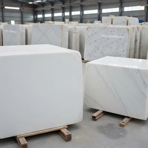 Best Quality Vietnam White <b>Marble</b> Blocks for Statue Carving and Architectural Decoration Solid Natural Stone Raw Material - Product Image 1