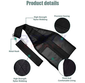 Sangles abdominales suspendues en néoprène avec design respirant pour la musculation et l'entraînement de force, support de coude réglable - Product Image 3