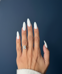 Anillo de Compromiso con Diamante Cultivado en Laboratorio de 3 Quilates, Corte Esmeralda, Certificado por IGI, VVS2 F, Oro Amarillo de 14K, Chapado en Rodio, para Mujer - Product Image 6