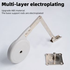 Barre de support robuste pour coiffeuse, avec vérin à gaz à fermeture amortie et bascule vers le haut, pour table de maquillage de chambre à coucher - Product Image 2