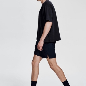 T-shirts vierges en coton de haute qualité pour hommes, col rond, taille américaine, personnalisables avec logo OEM, vente en gros, impression sur mesure - Product Image 2