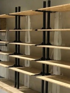 Freestanding Indoor Italian Style Easy Assembly Heavy <b>Weight</b> Supermarket Display <b>Racks</b> - Product Image 2