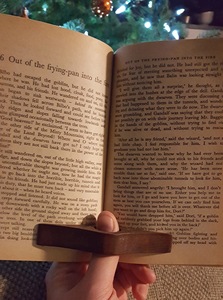 Finger Ring Reader Support <b>Book</b> Finger Holder Wooden - Product Image 4
