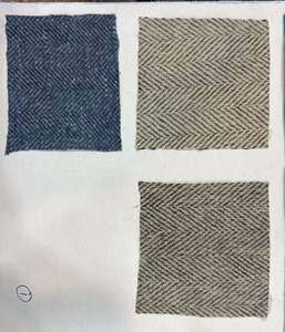 Ladies MK Organic Eco-Friendly Woven <b>Polyester</b> Tweed <b>Fabric</b> in Herringbone Pattern 300gsm - Product Image 2