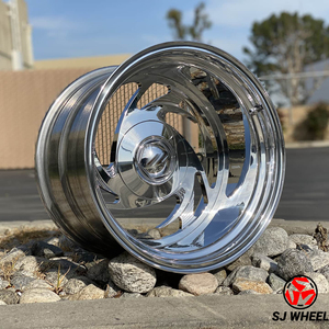 ล้อฟอร์จ SJ รุ่น Polished Racing Style ขนาด 16 17 18 20 22 24 26 5x108 สำหรับรถ Ferrari <span class=keywords><strong>360</strong></span> Modena 355 348 F430 รถสปอร์ตสมรรถนะสูง - Product Image 2