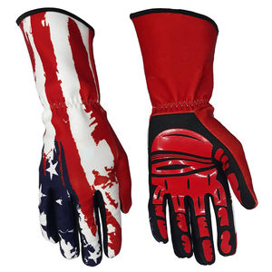 Premium Karting Gloves for Racing <b>Full</b> Finger Anti-<b>Slip</b> Palm Hook Loop Closure Lightweight Design Enhanced Control Driver - Product Image 4