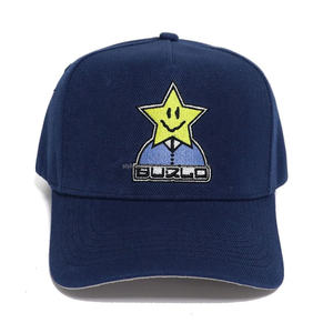 Wholesale Unisex Fashion Outdoor 5 panel 3D Embroidery Cotton Sports Baseball <b>Cap</b> - Product Image 1