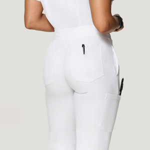New Design Wholesale Hot Selling Breathable Oxford Fabric Elastic Waist Multi Pockets Comfortable Nursing Wear Set Women's <b>Scrub</b> - Product Image 3