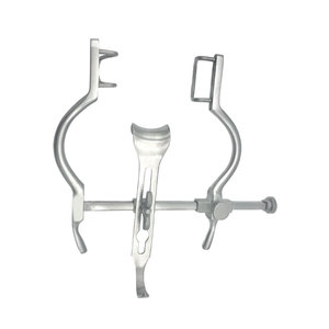 Écarteur Alm professionnel 4 pouces (10 cm) auto-rétentionnel 4x4 à dents émoussées en acier inoxydable, instrument chirurgical - Product Image 2