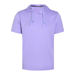 Camiseta Deportiva con Capucha de Manga Corta para Hombre, Ropa de Gimnasio de Verano, Camiseta Transpirable para Entrenamiento al Aire Libre - Product Image 1