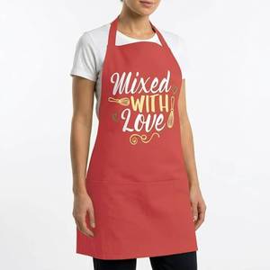 Vente flash : Tablier personnalisé imprimé en coton 100% pur, design réglable avec logo personnalisé - Product Image 2