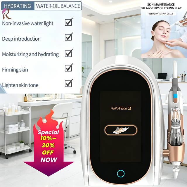 High Pressure Needle Free Injector 0.65MPA Air Pressure Adjustable Spray Depth 0.2 1 5 for Mesotherapy