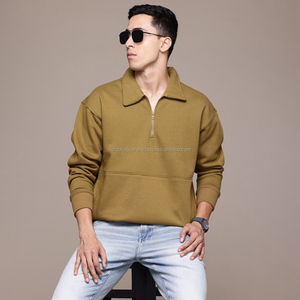 Sweat-shirt ample pour homme Nardon Apparel, en coton épais, pull-over streetwear, tenue chaude d'hiver, polyester/coton, vente en gros - Product Image 1