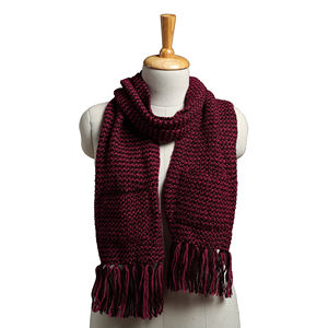 Bufanda de Punto Unisex de Marca Privada - Calentador de Cuello de Invierno Personalizado - Bufanda de Punto Acanalado Suave con Logotipo Personalizado - Product Image 4