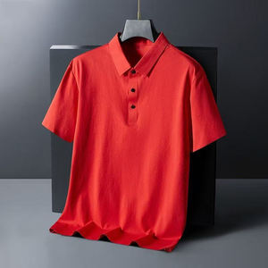 เสื้อโปโลแขนสั้นผู้ชายผ้าไอซ์ซิลค์แห้งเร็วไร้ตะเข็บเย็บด้วยความร้อน ผลิตในจีน บังกลาเทศ ราคาโรงงาน รับผลิตตามแบบ OEM พร้อมสกรีนโลโก้ - Product Image 5