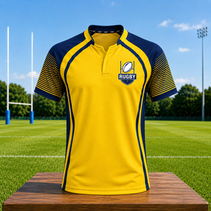 Sublimated Rugby Club Polo <b>T</b> <b>Shirt</b> Customized Sport Polo Rugby Jerseys and <b>Polyester</b> Twill Short - Product Image 2