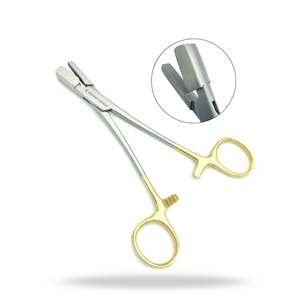 Mayo Hegar Stainless Steel TC 6 Inch Surgical Needle Holder with Tungsten Carbide Inserts Manual Instrument <b>Set</b> - Product Image 1