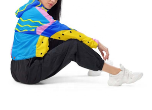 Windbreaker Athletic Gym Zip up Short Womens <b>Jacket</b> Custom Logo Womens Cropped <b>Jacket</b> Crop Top - Product Image 5