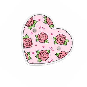 Placa Acrílica para Pestañas con Diseño de Rosas Rosadas, Estética y Linda, para Extensión de Pestañas, con Logotipo Personalizado, Instrumento de Belleza OEM - Product Image 4