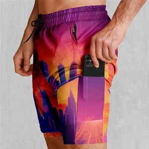 Pantalones Cortos de Satén Sólido para Hombre de Alta Calidad, Ajuste Cómodo, Ecológicos, 100% Personalizables, Antiarrugas, de Secado Rápido - Product Image 4