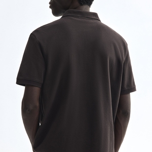 Chemises polo en coton Pima à manches courtes pour homme - Product Image 2