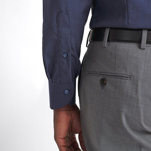 Camisa de vestir a cuadros transpirable para hombre, colección de tacto suave, camisa informal de verano a la moda para hombre, tela de secado rápido - Product Image 6