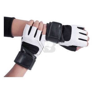 Gants de sport élégants pour la gym et l'entraînement, gants de musculation demi-doigts avec support de poignet, logo personnalisé, gants confortables - Product Image 5