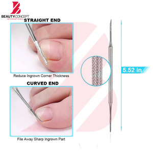 Podiatry Toe Nail Clipper Probe And Thick Nails <b>Files</b> Stainless Steel Chiropody Foot Care Tools Set Podiatry Instruments - Product Image 4