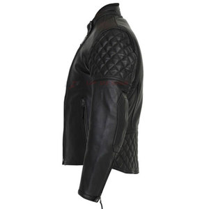 Racing Wear <b>Men</b> Motorcycle Leather <b>Jacket</b> Breathable All Seasons Use Outdoor Two Side Pockets Lightweight Customized Colors - Product Image 4